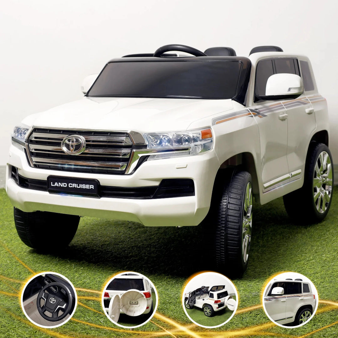 Carro Eléctrico - Camioneta Toyota  Land Crusier para niños-1