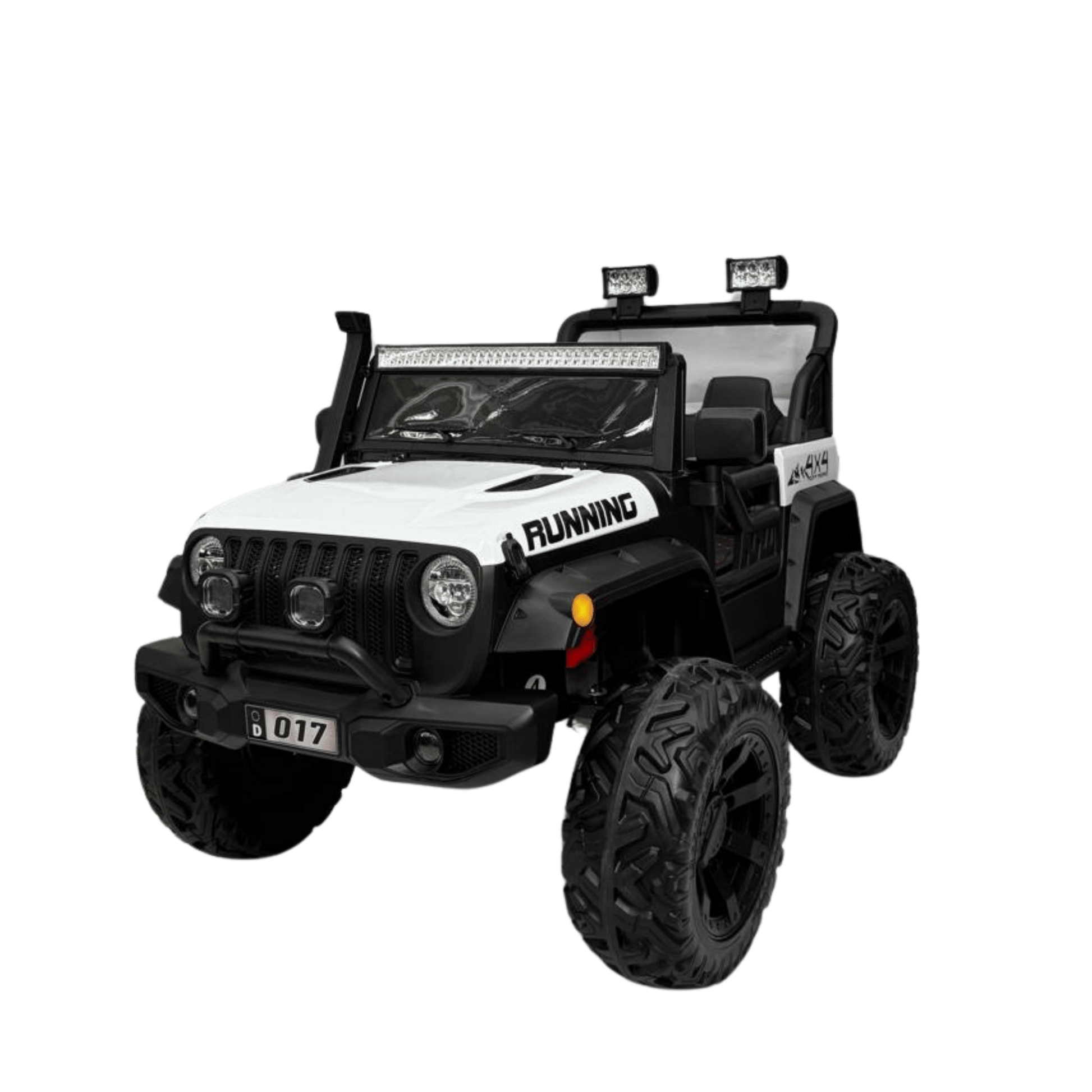 Carro eléctrico  - Jeep Running 4x4 para niños-3