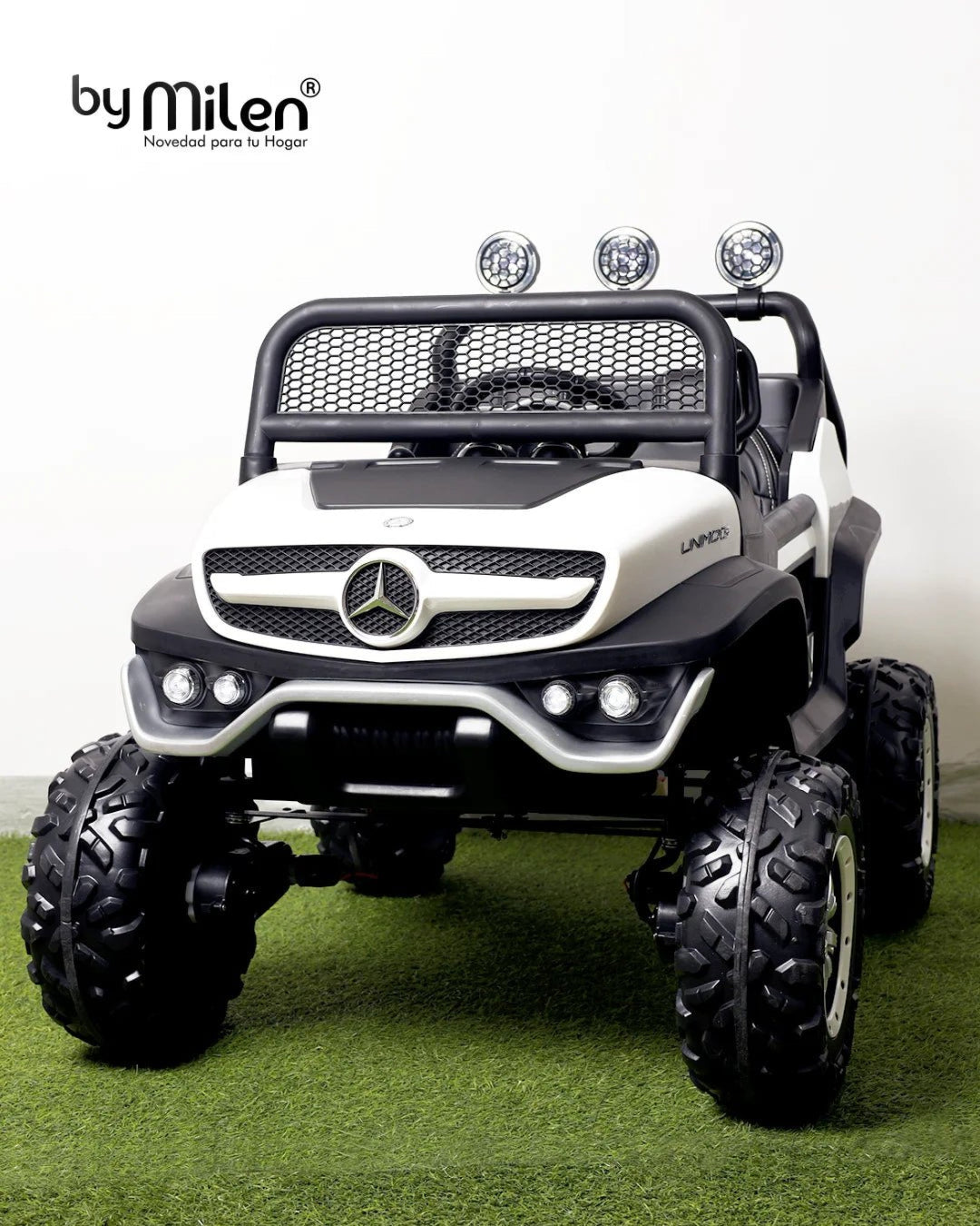 Carro Eléctrico - Mercedes Unimog para niños-4