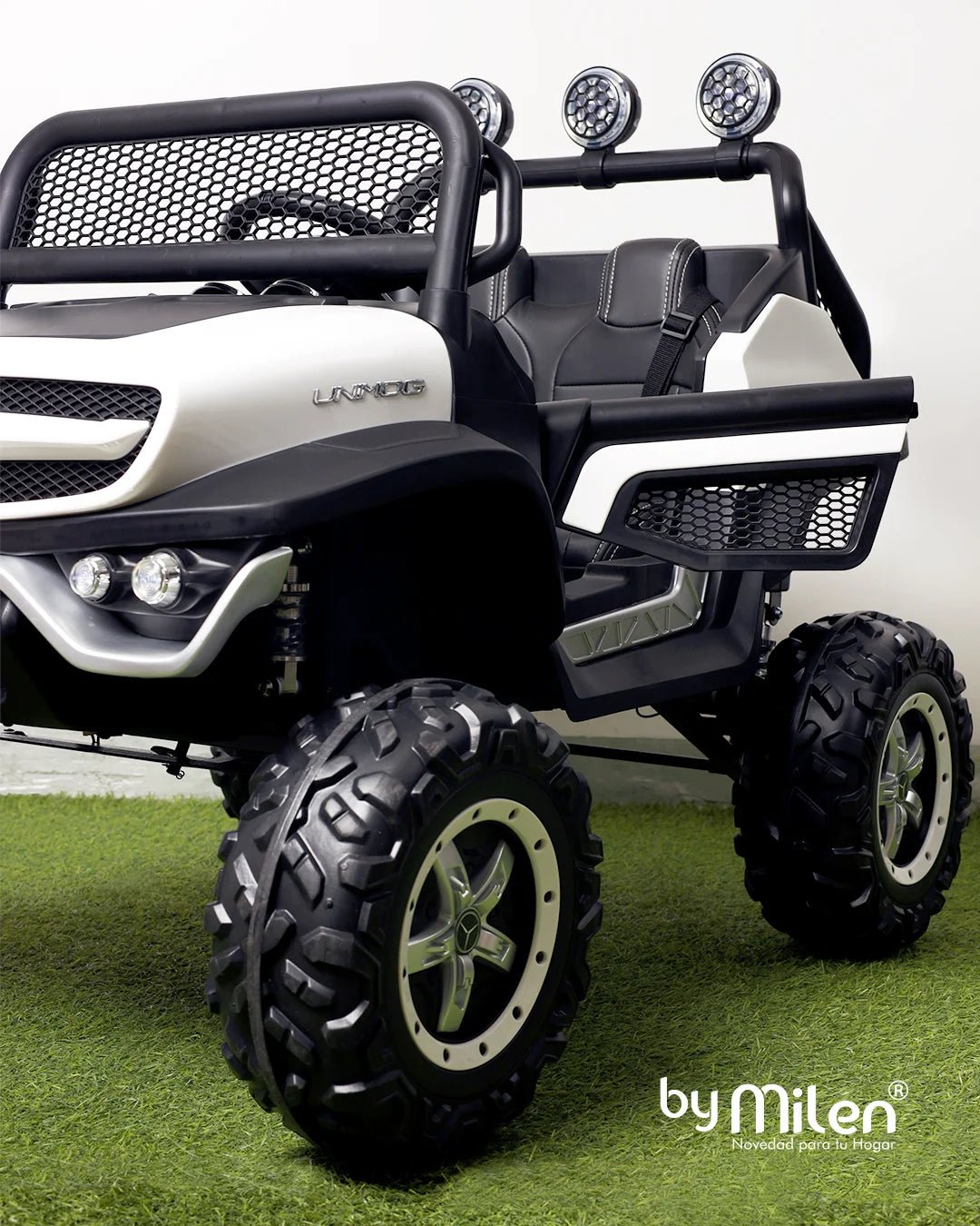 Carro Eléctrico - Mercedes Unimog para niños-7