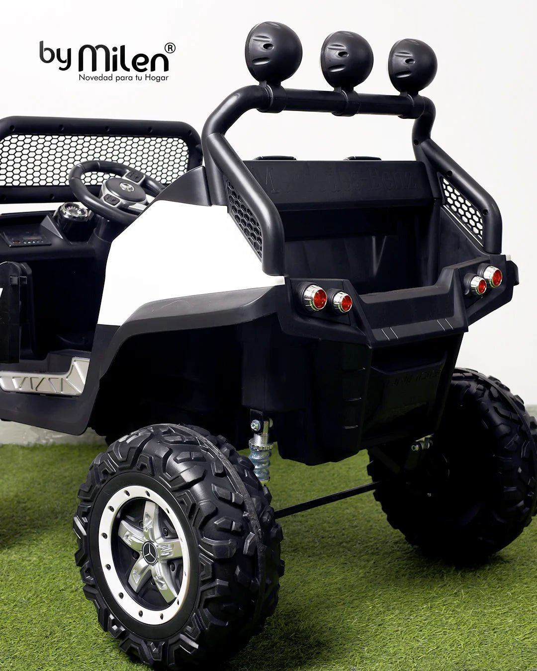 Carro Eléctrico - Mercedes Unimog para niños-8
