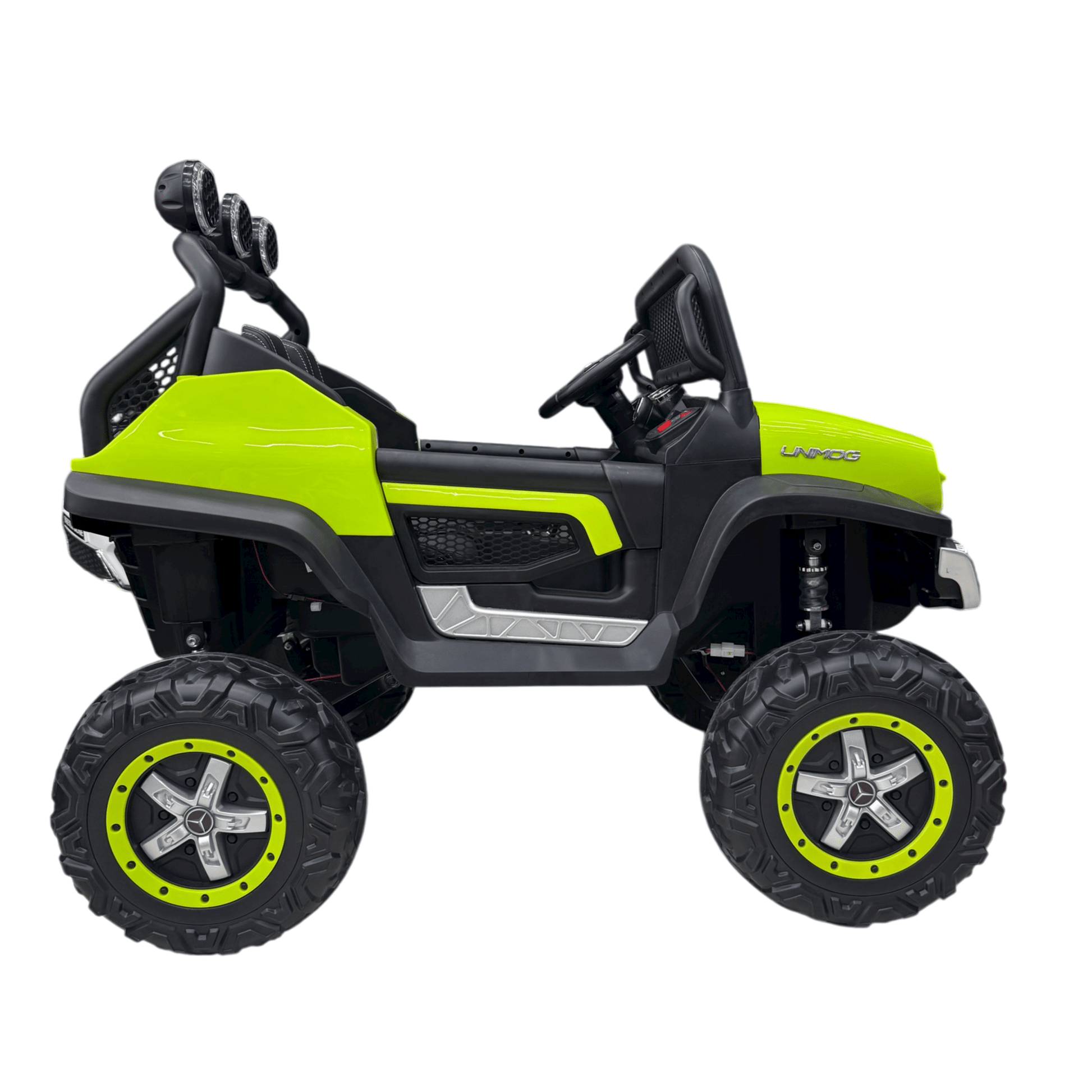 Carro Eléctrico para niño Campero Mercedes Benz Unimog  Rojo-9