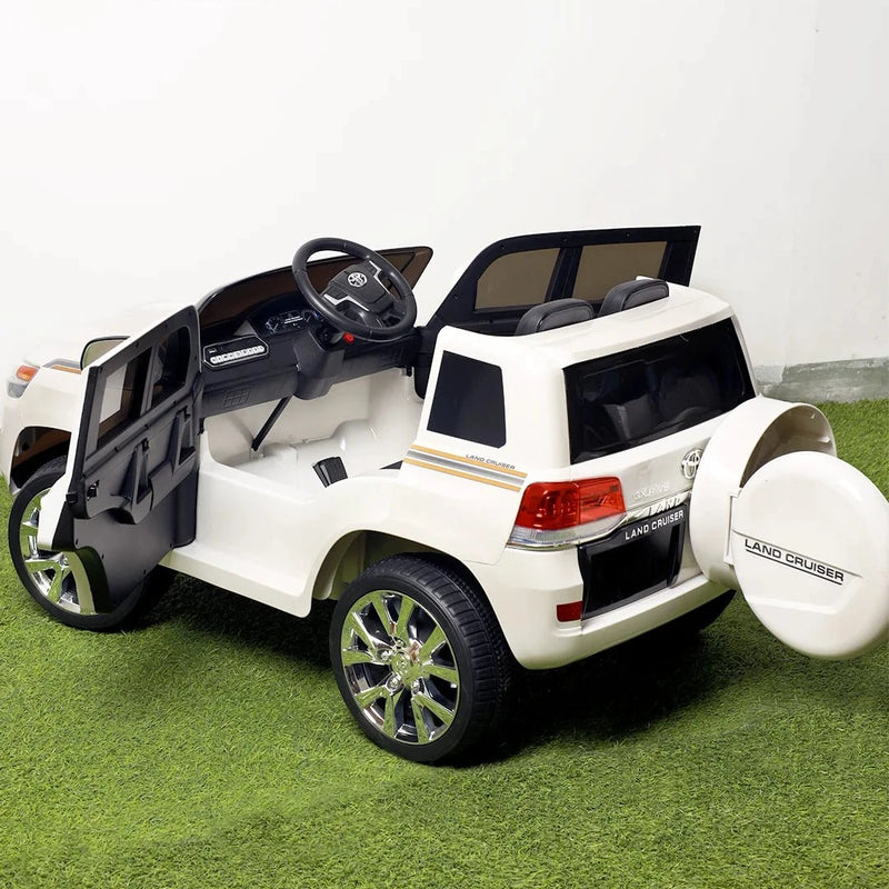 Carro Eléctrico - Camioneta Toyota  Land Crusier para niños-6