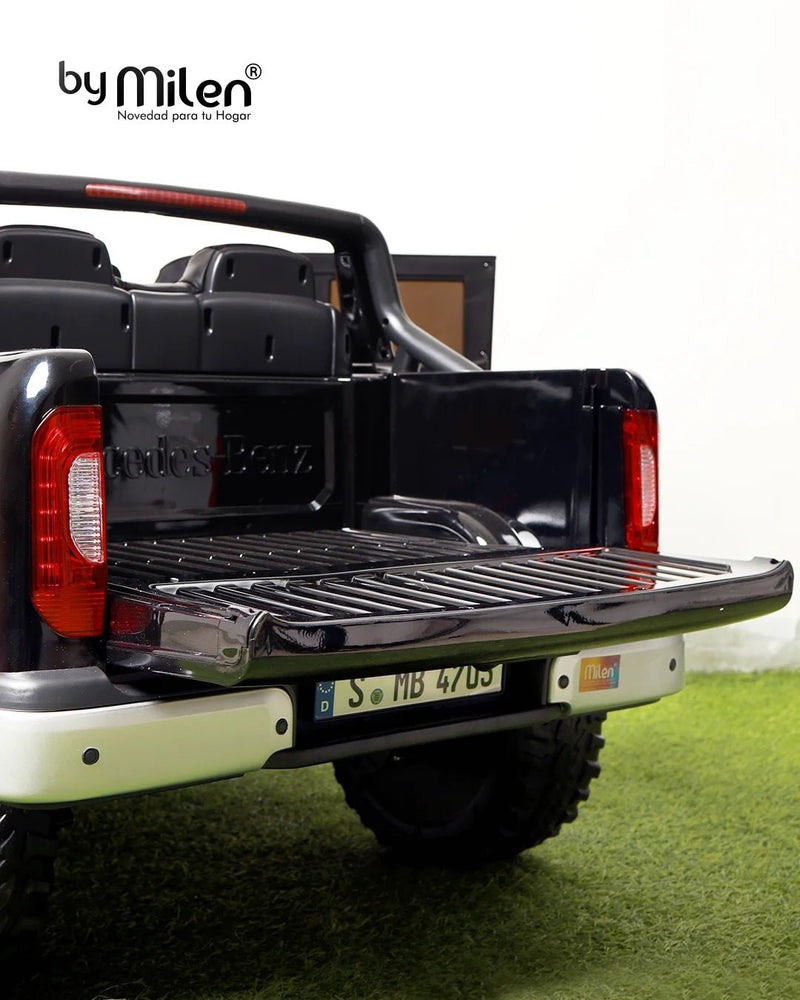 Carro Eléctrico para niño Camioneta  Mercedes Benz Clase X Negro-3