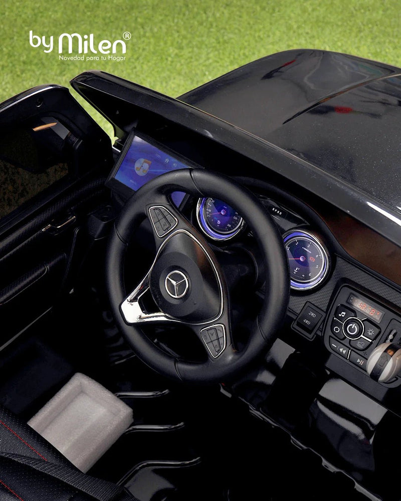 Carro Eléctrico para niño Camioneta  Mercedes Benz Clase X Negro-7