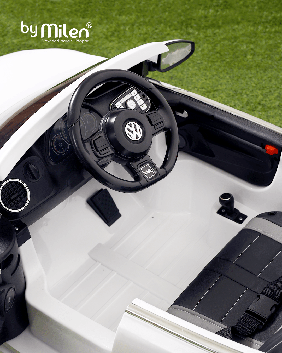 Carro Eléctrico - Carro automóvil Volkswagen para niños-3