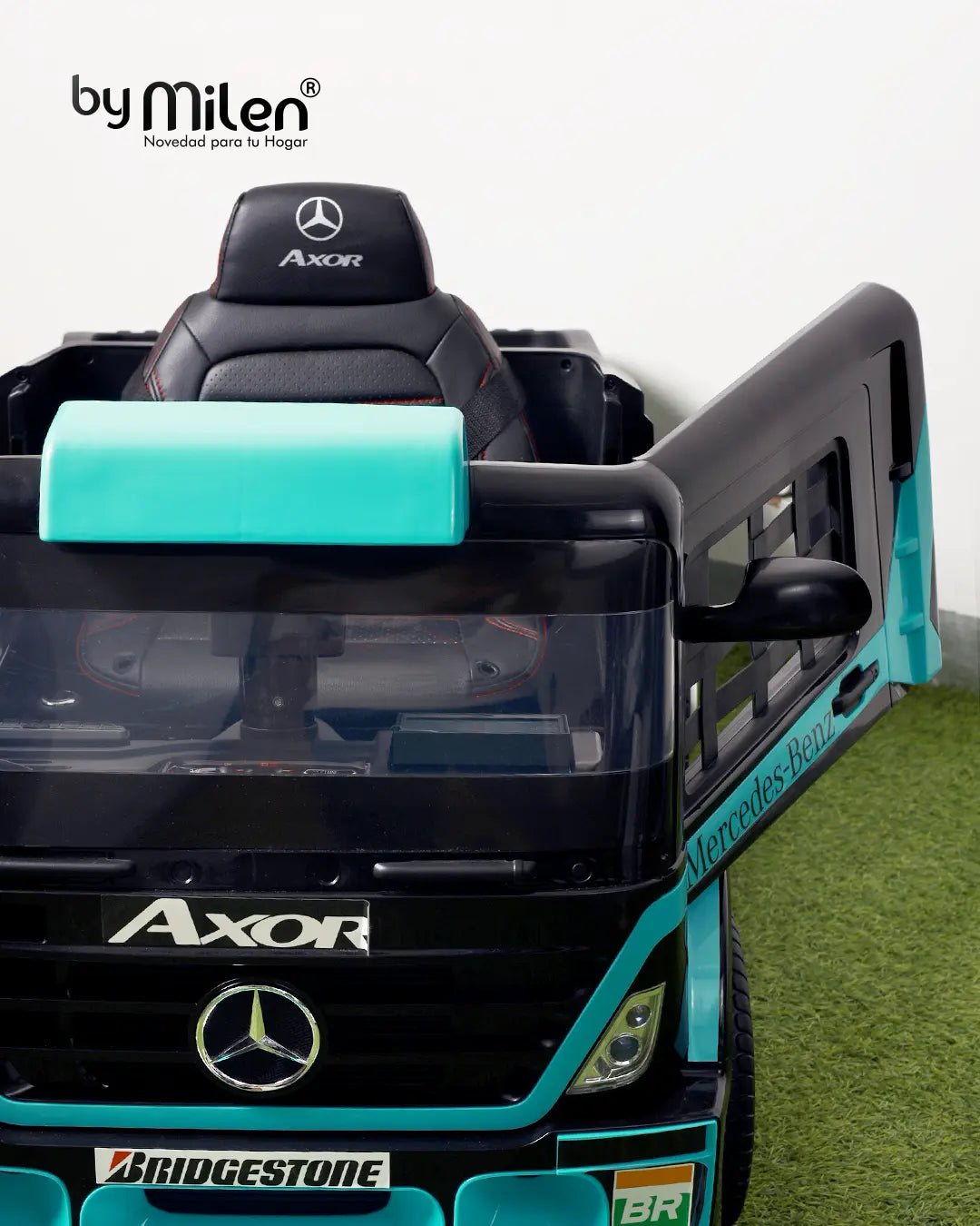 Carro eléctrico - Mula Mercedes Benz para niños-4