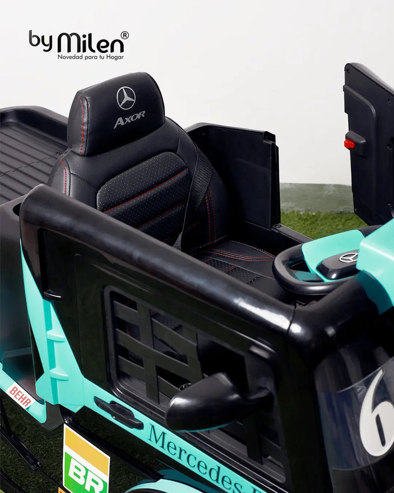 Carro eléctrico - Mula Mercedes Benz para niños-5