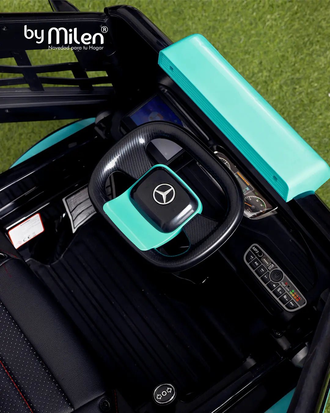 Carro eléctrico - Mula Mercedes Benz para niños-6