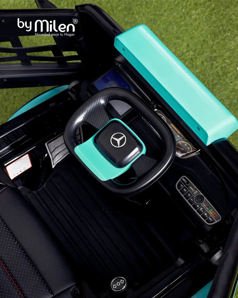 Carro eléctrico - Mula Mercedes Benz para niños-6