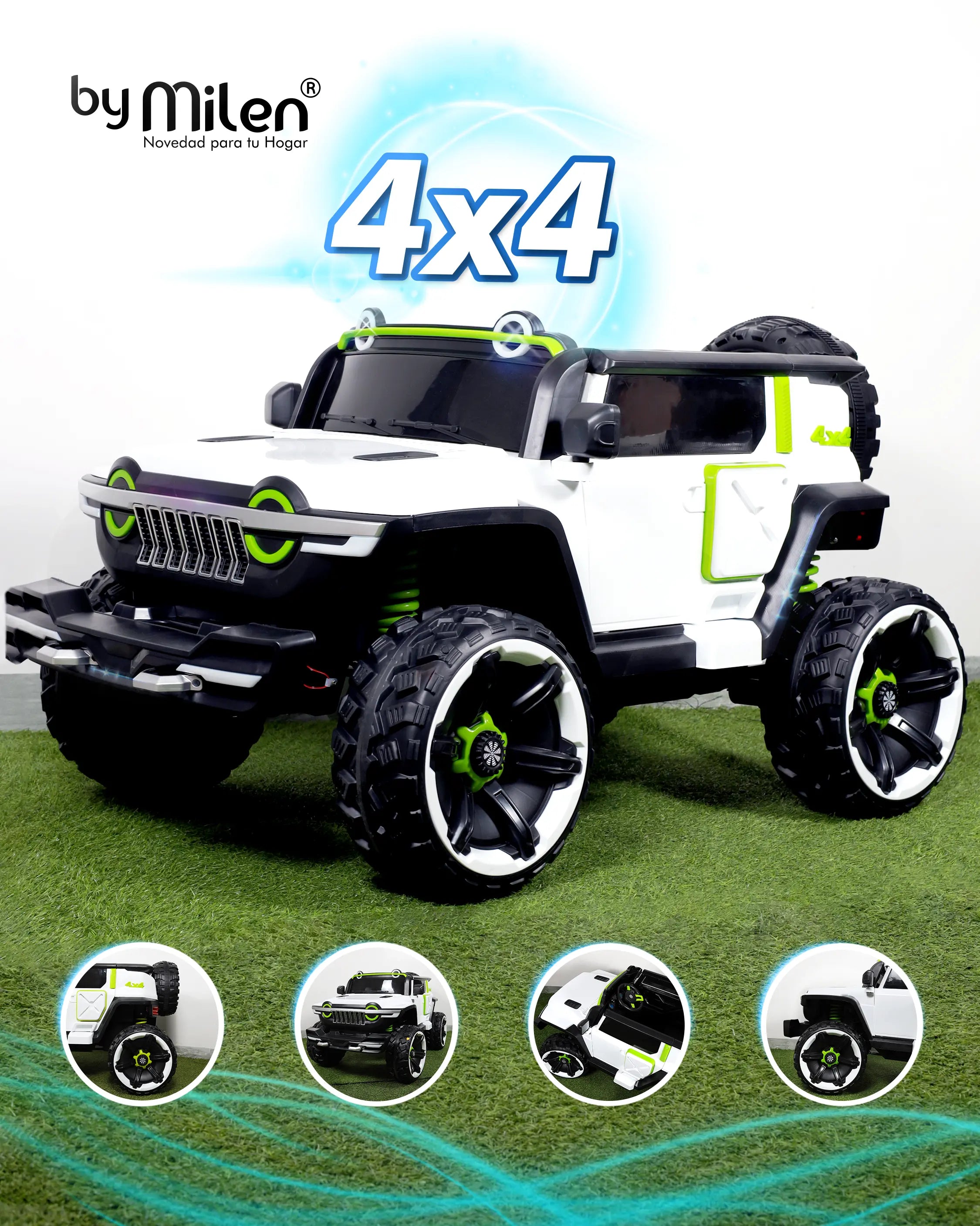 Carros electricos para niños 4x4 shop