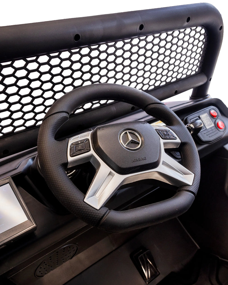 Carro Eléctrico para niño Campero Mercedes Benz Unimog  Rojo-4