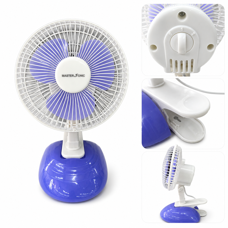 VENTILADOR DE PINZA Y MESA MASTERSONIC 20-3