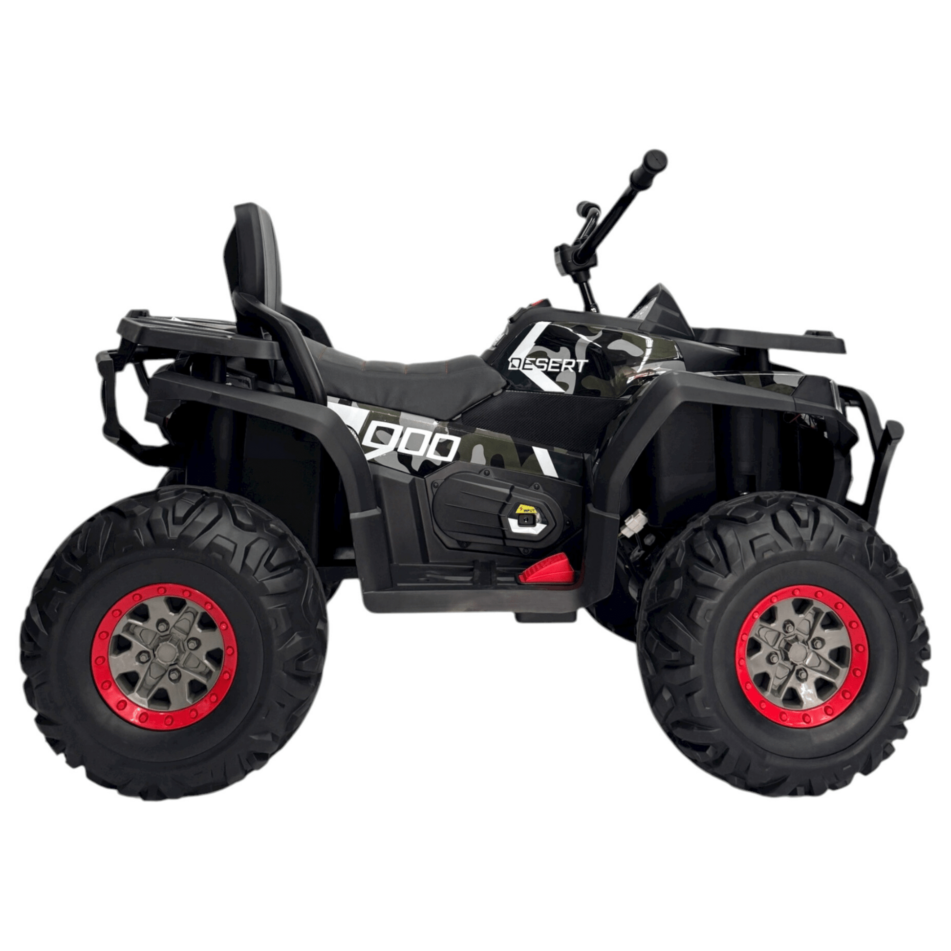 Cuatrimoto montañera eléctrica 4x4 para niños-2