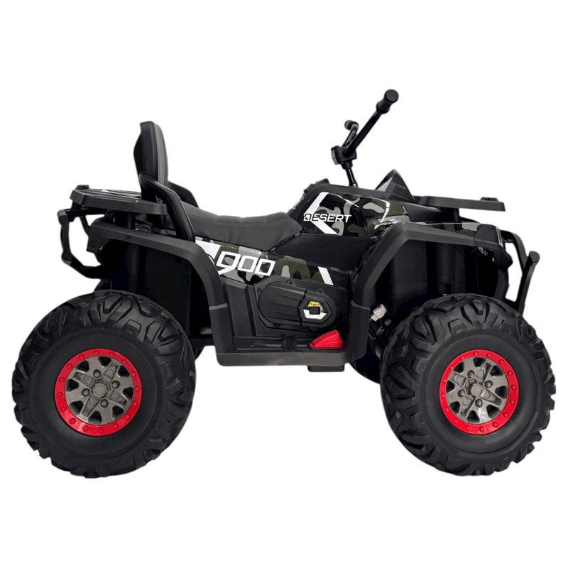 Cuatrimoto montañera eléctrica 4x4 para niños-2
