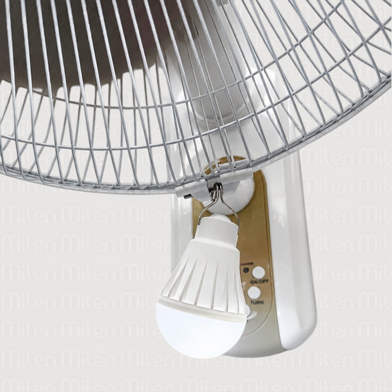 VENTILADOR DE PARED RECARGABLE MASTER SONIC MS -167WF16