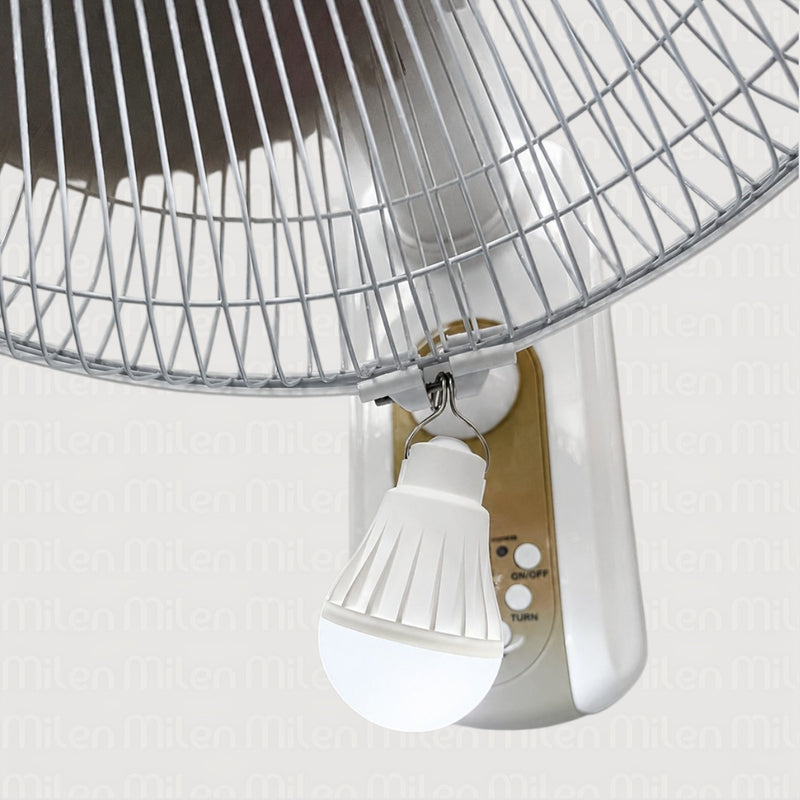 VENTILADOR DE PARED RECARGABLE MASTER SONIC MS -167WF16-2