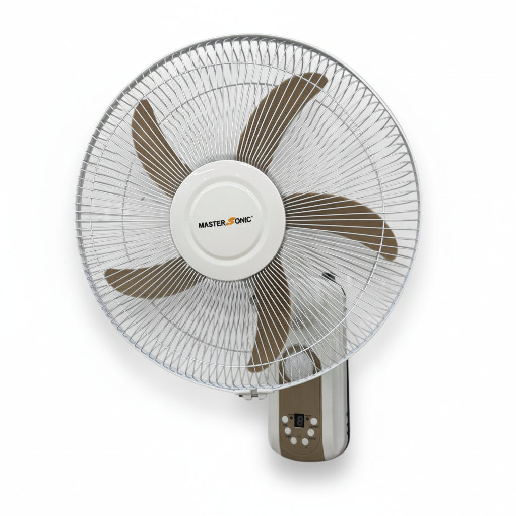 Ventilador de Pared con Panel Solar 16” – Mastersonic