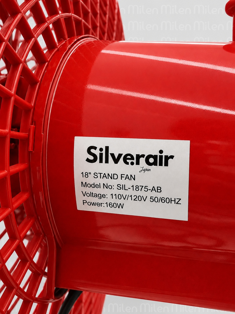 VENTILADOR DE PESDESTAL SILVERARIS 18¨-SIL-1875-AB-4