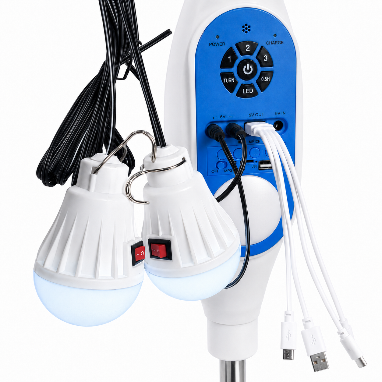 VENTILADOR DE PEDESTAL CON PANEL SOLAR 16¨MASTERSONIC (REFERENCIA MS-165FR)-12