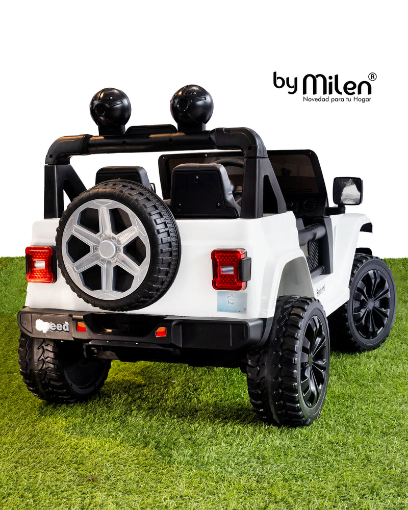 Carro Eléctrico para niño Campero  Jeep Rubicon-4