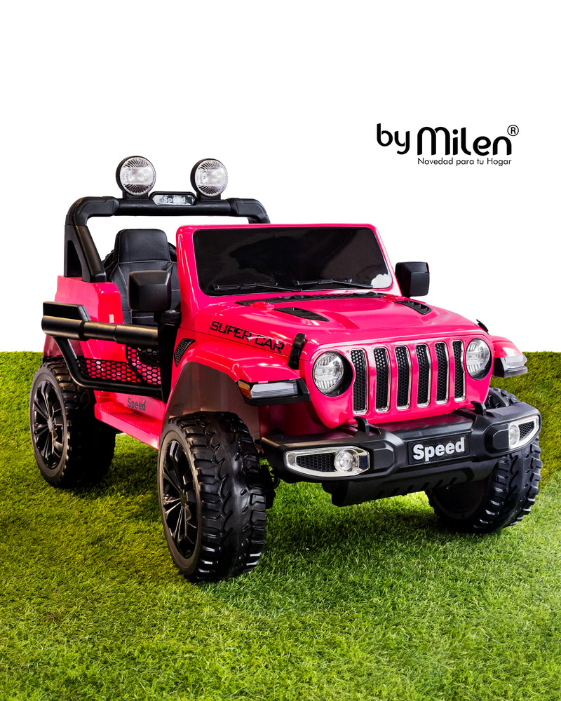 Carro Eléctrico para niño Campero  Jeep Rubicon-5