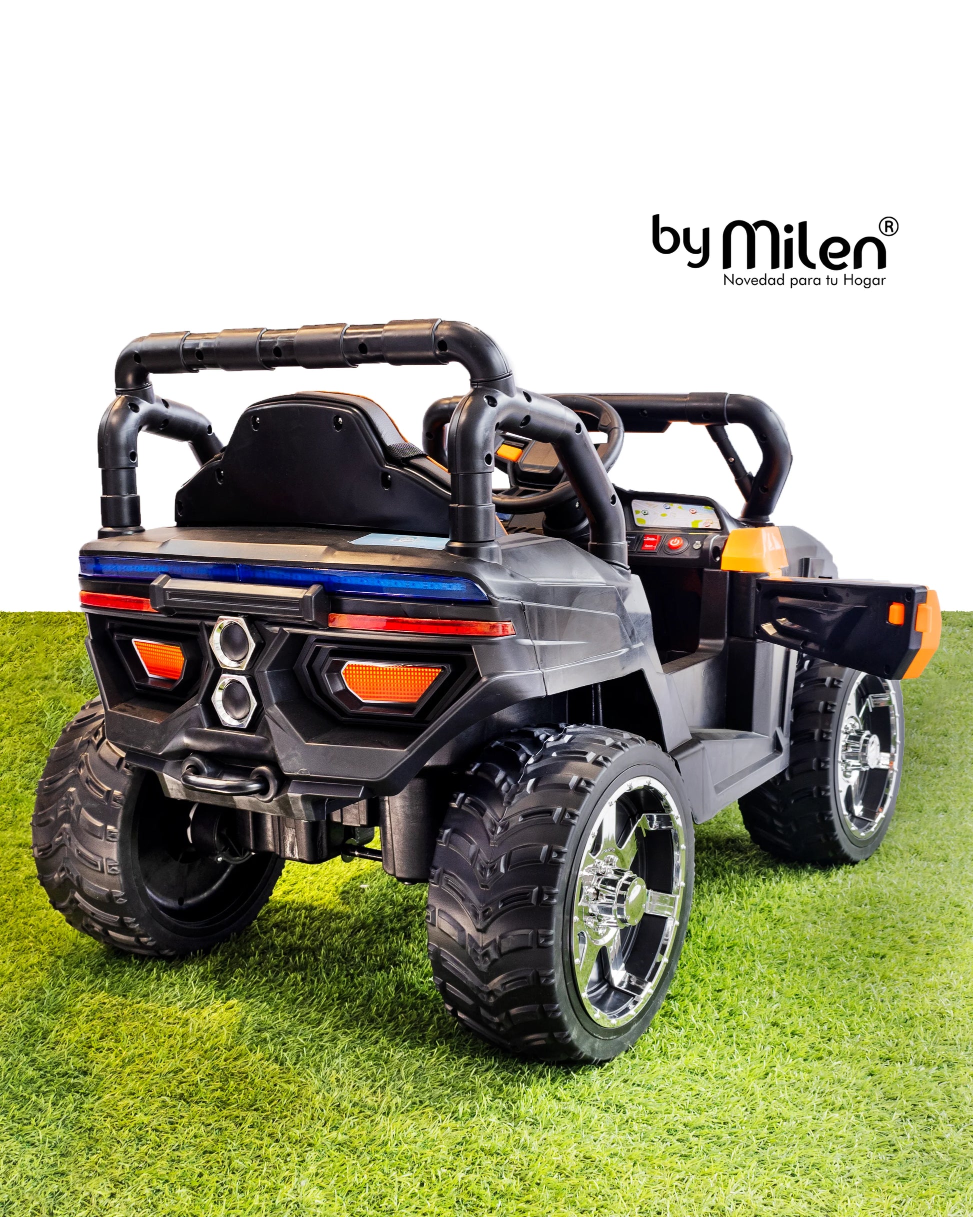 Carro Eléctrico para niño Buggy Atv Orange Naranja-4