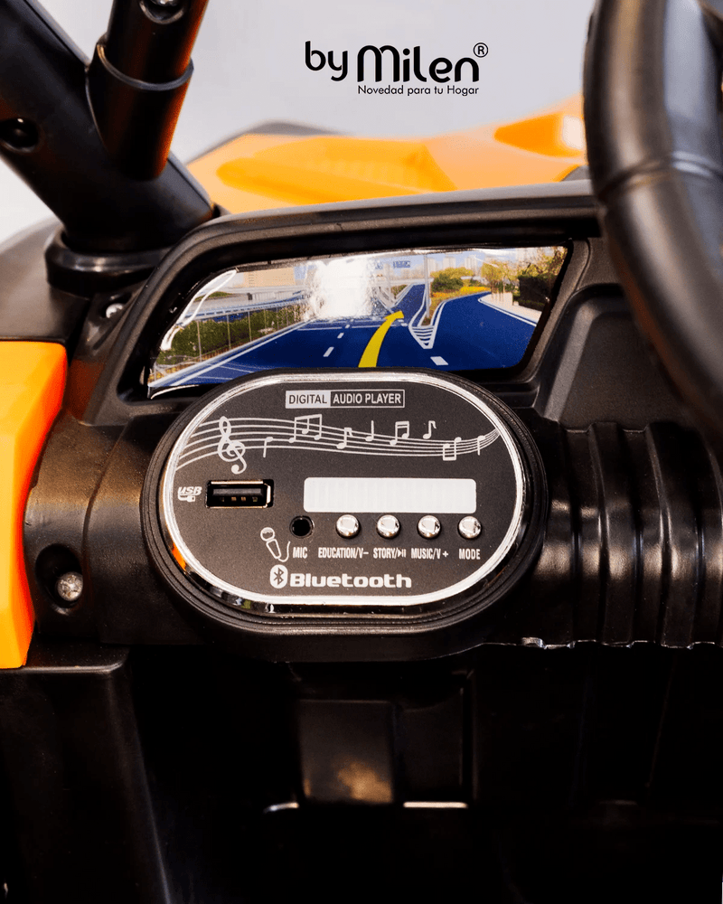 Carro Eléctrico para niño Buggy Atv Orange Naranja-5
