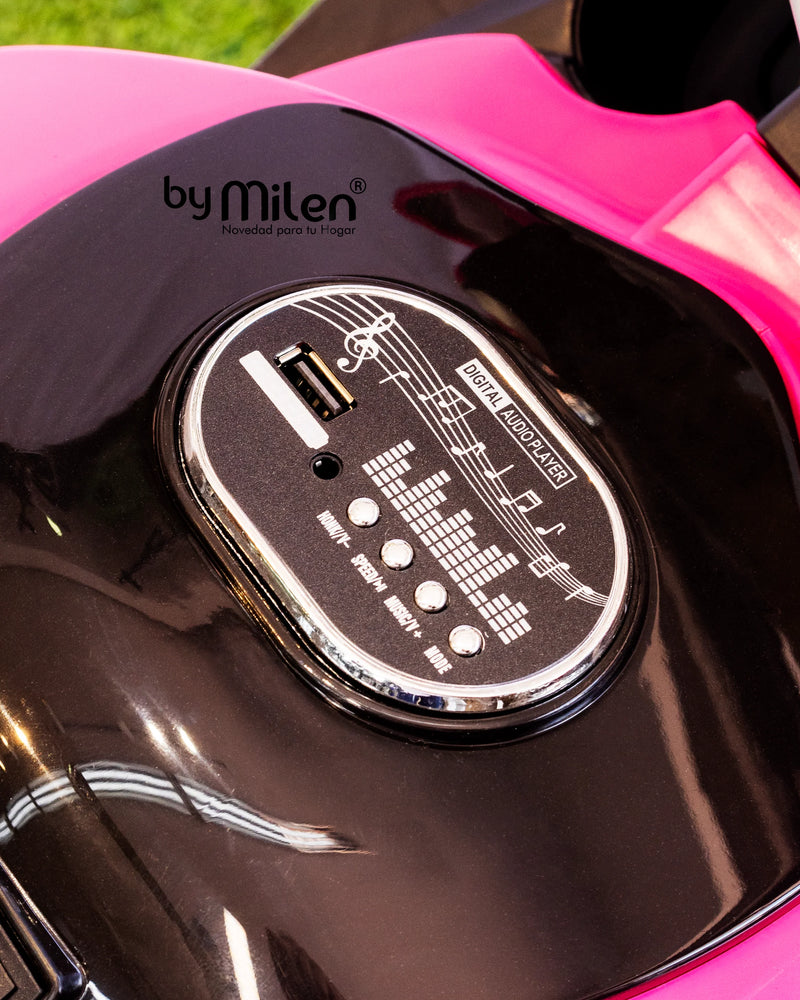 Moto Eléctrica para niño Moto Ducati Ninja RC4 Rosa-3