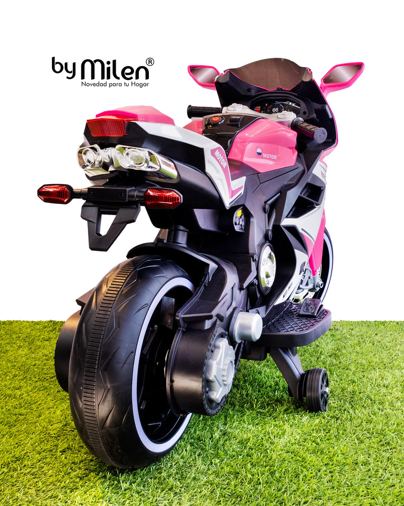 Moto Eléctrica para niño Moto Ducati Ninja RC4 Rosa-4