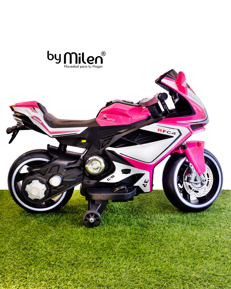 Moto Eléctrica para niño Moto Ducati Ninja RC4 Rosa-5