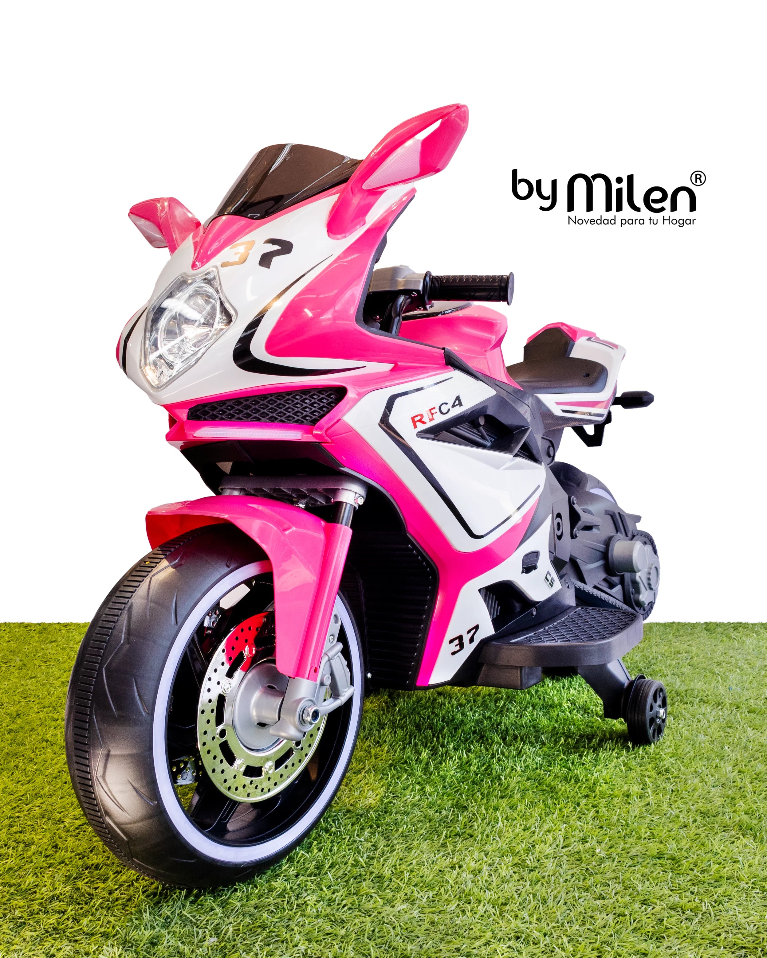 Motorbike Racing Pink Moto electrica para nina Milen Milen