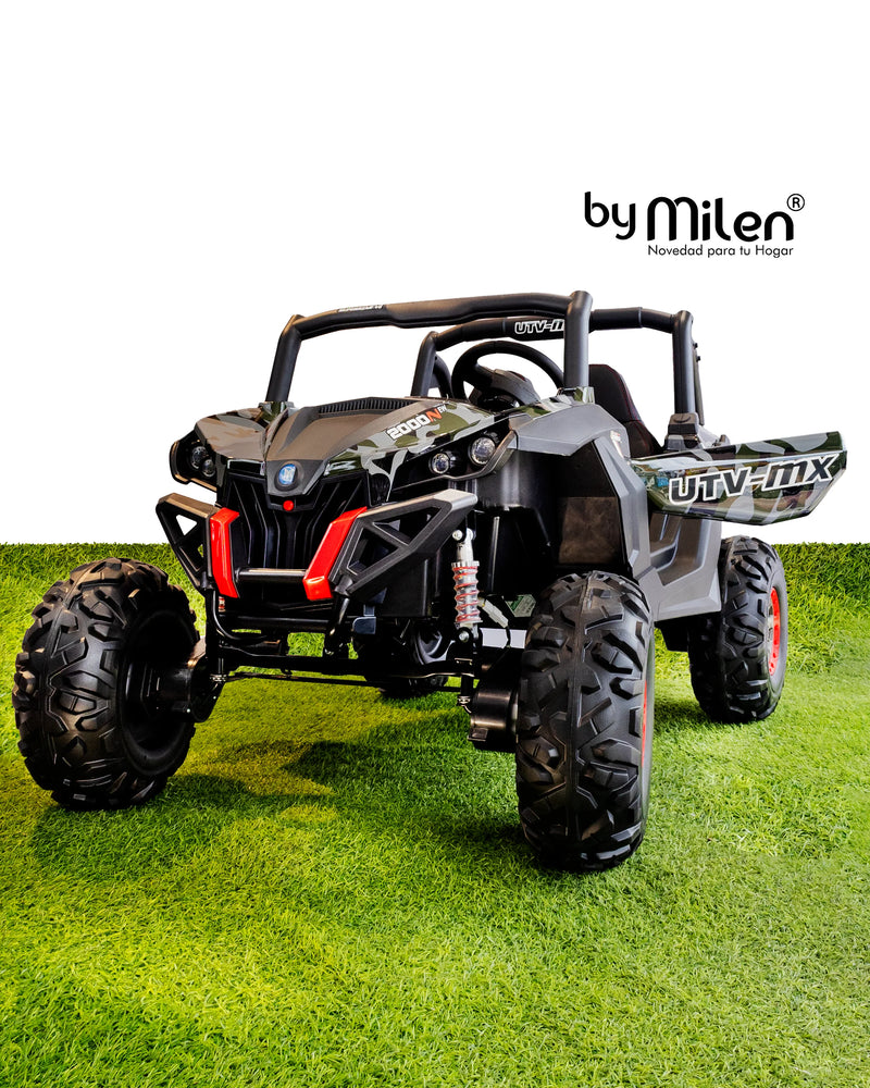Carro Eléctrico para niño Buggy Atv  Military Camuflado-1