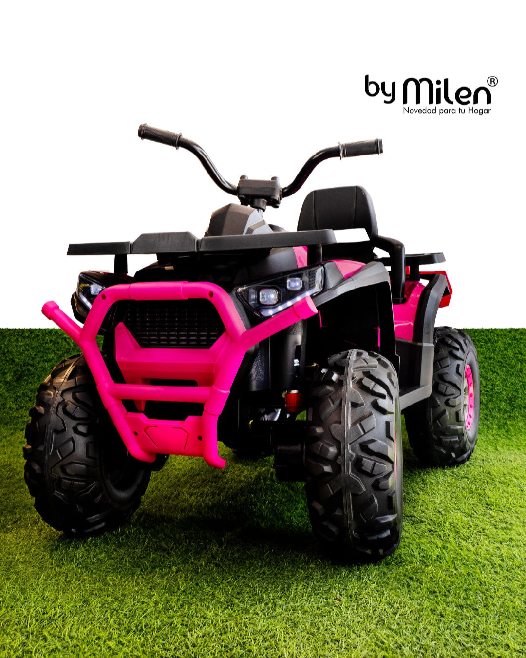 Cuatrimoto montañera eléctrica 4x4 para niños-3