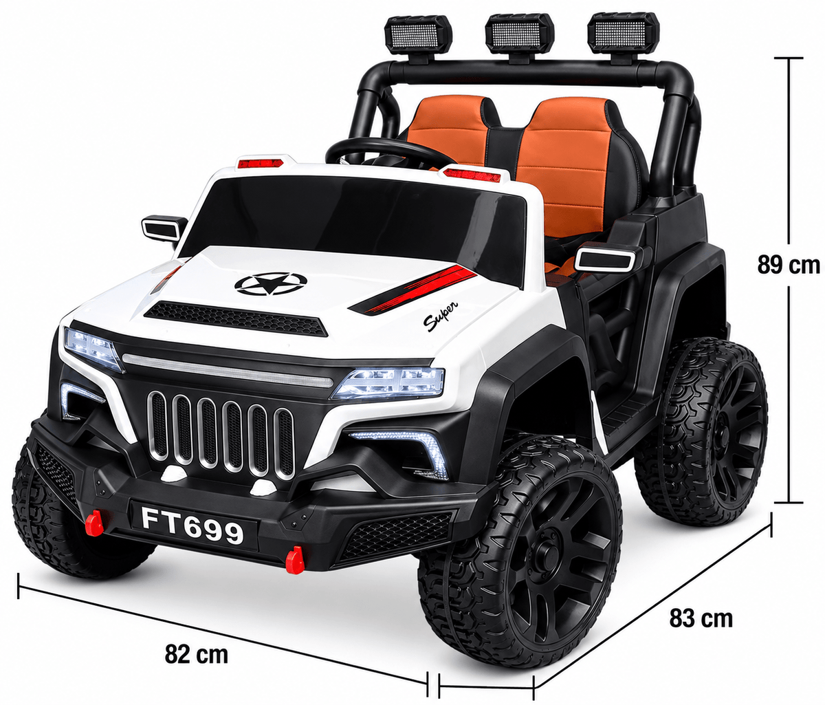 Carro eléctrico  - Camioneta  eléctrica para niños-3