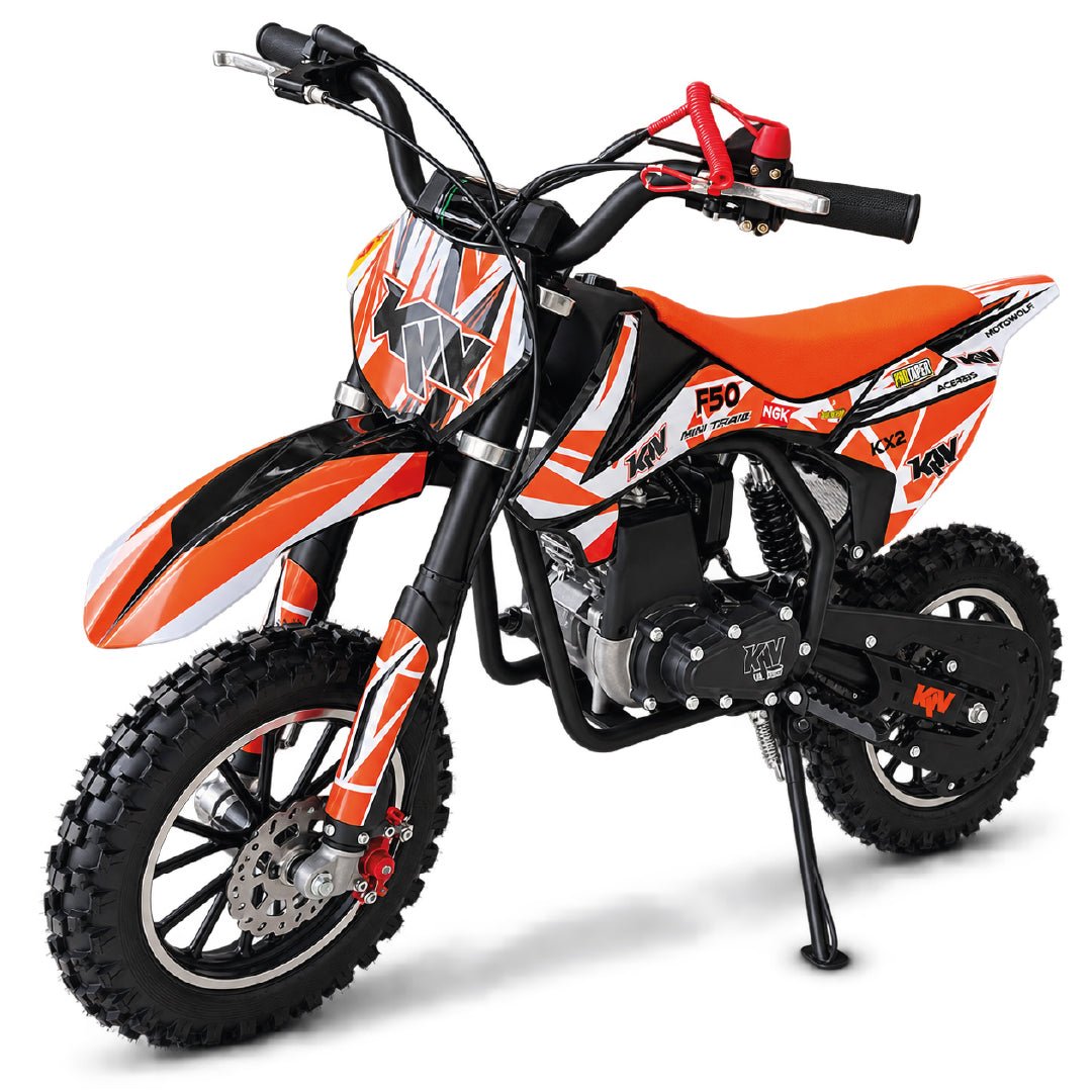 Moto Cross Infantil a Gasolina KMV 64 4T 50 cc