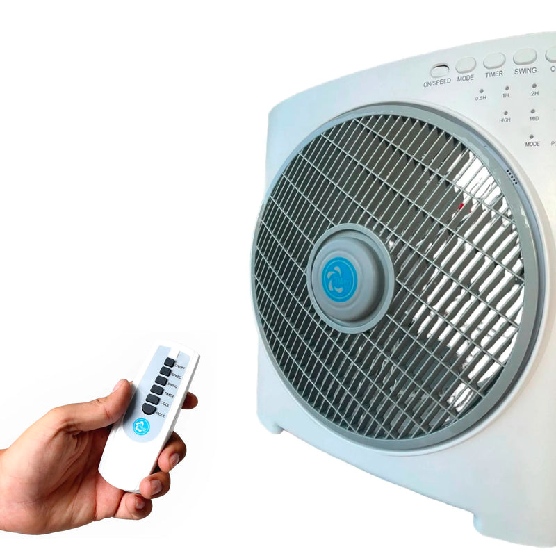 Ventilador de mesa de 12" Cuadrado con Control Remoto Milen TX1211BR-3