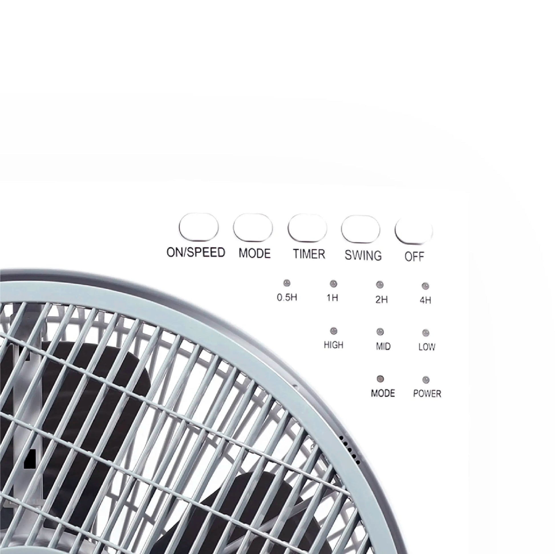 Ventilador de mesa de 12" Cuadrado con Control Remoto Milen TX1211BR-4