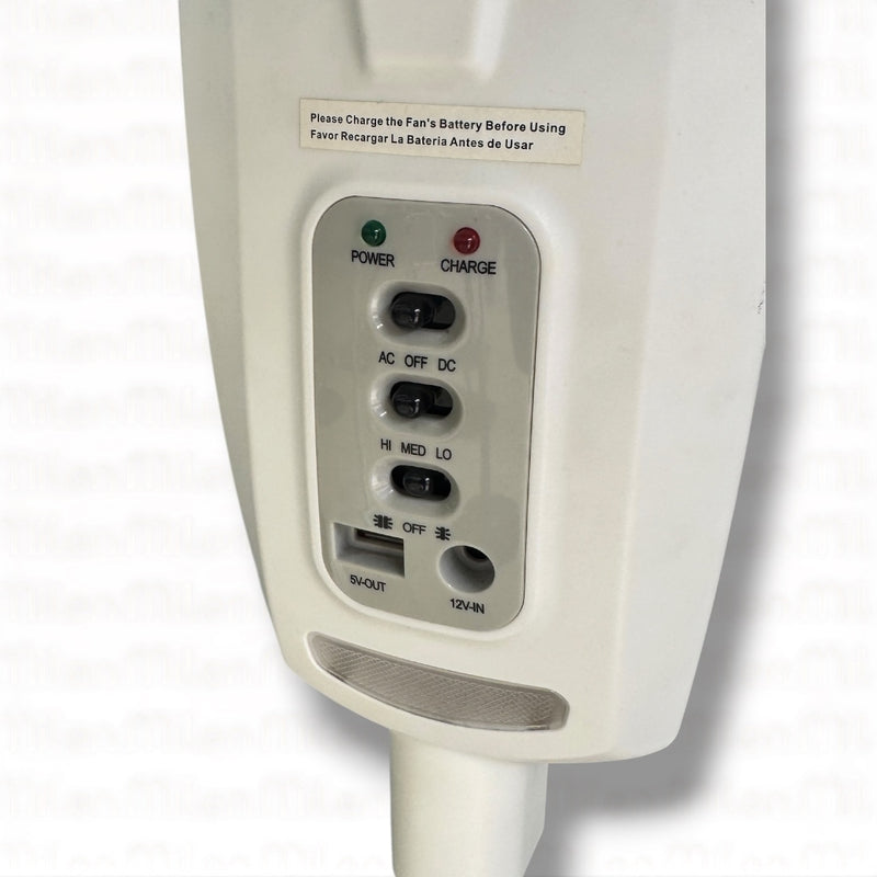 VENTILADOR RECARGABLE DE PEDESTAL 16¨SANKEY FN 17BAT10-2