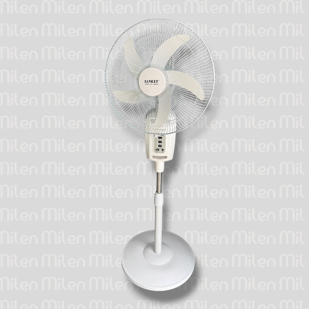 VENTILADOR RECARGABLE DE PEDESTAL 16¨SANKEY FN 17BAT10-4