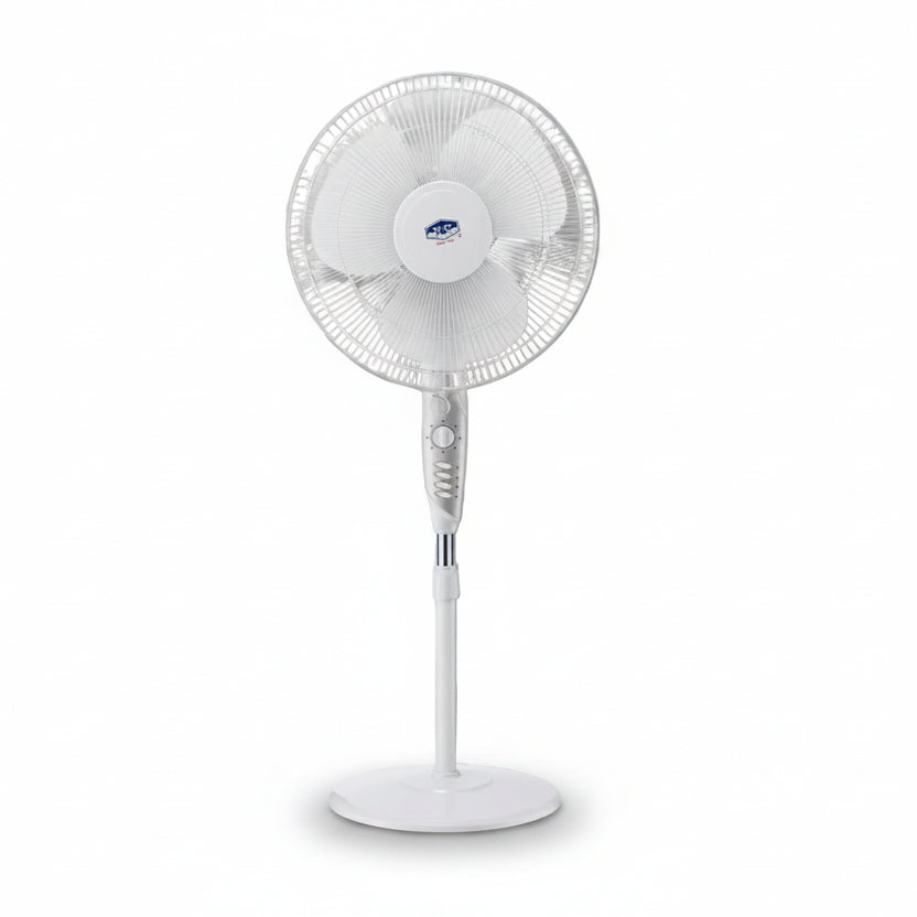 VENTILADOR TMT DE PEDESTAL BLANCO