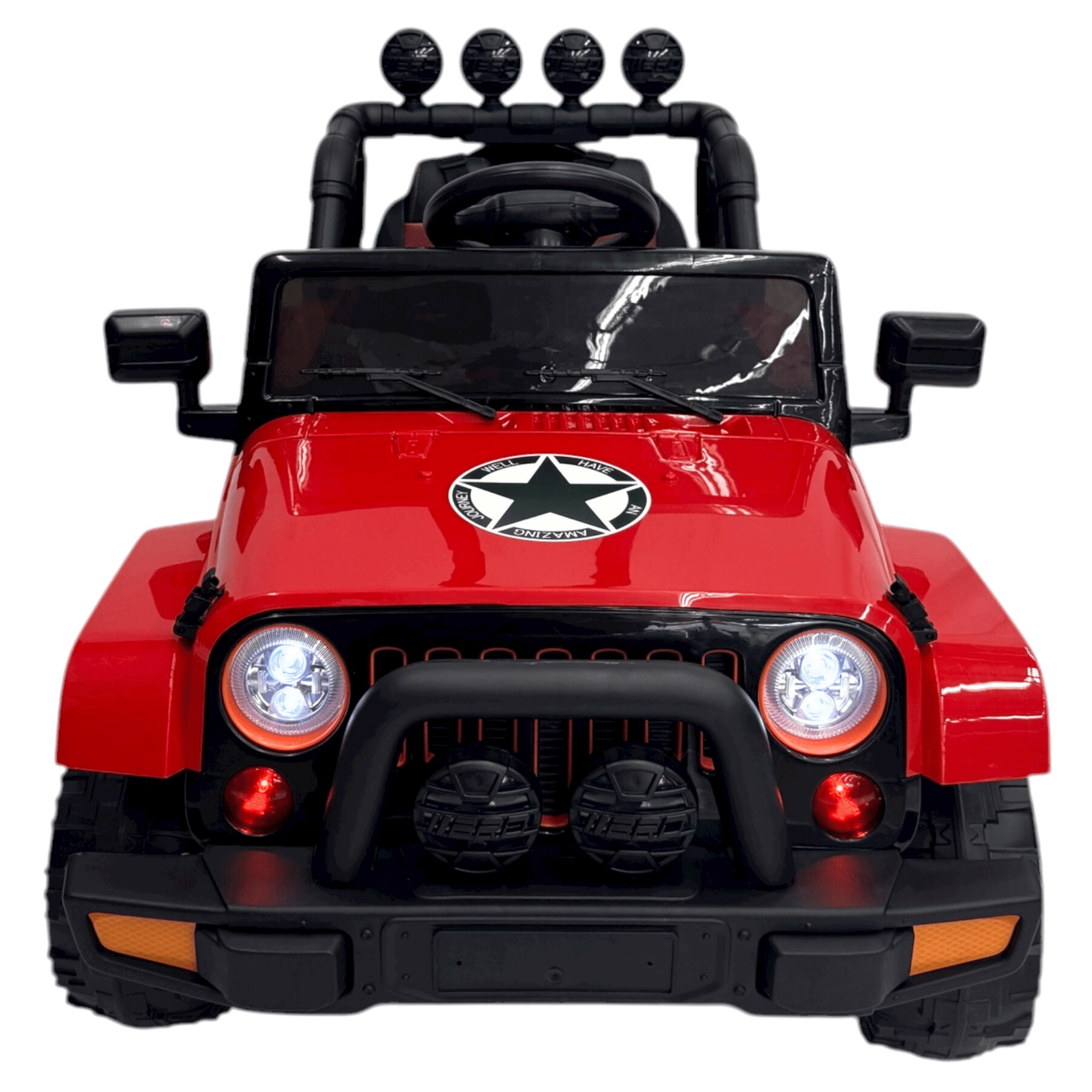 Carro eléctrico  - Jeep Wrangler 4x4 para niños-6