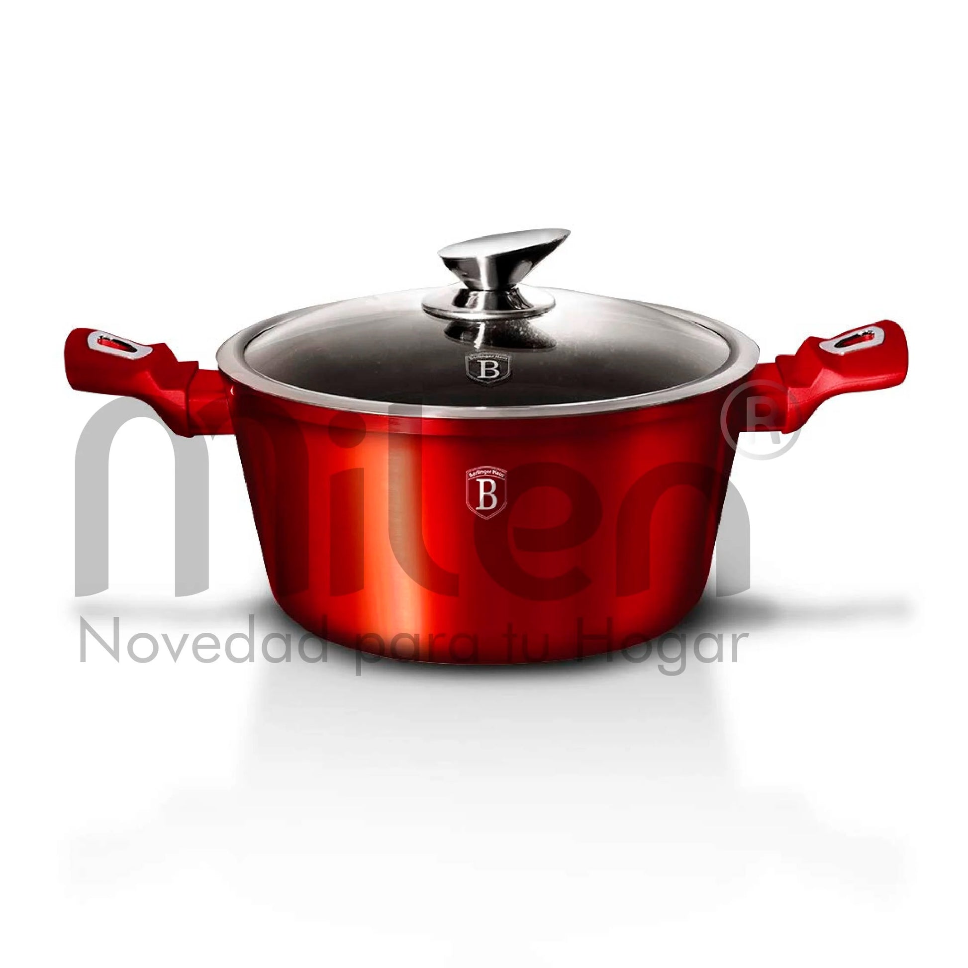 BH-1222N Set de Ollas x10pcs roja-4