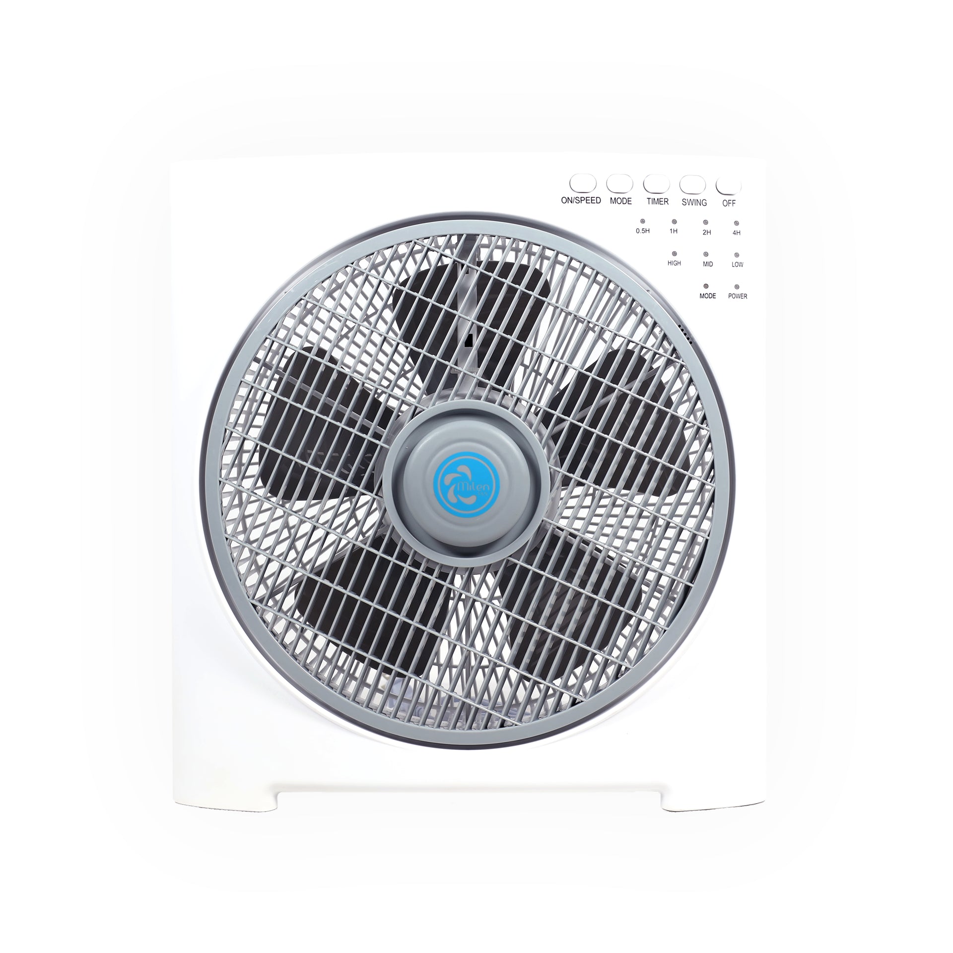 Ventilador de mesa de 12" Cuadrado con Control Remoto Milen TX1211BR