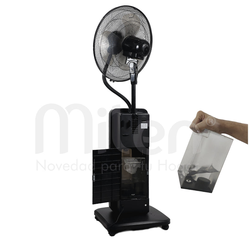Ventilador de pedestal de 16"  con control remoto Milen-7
