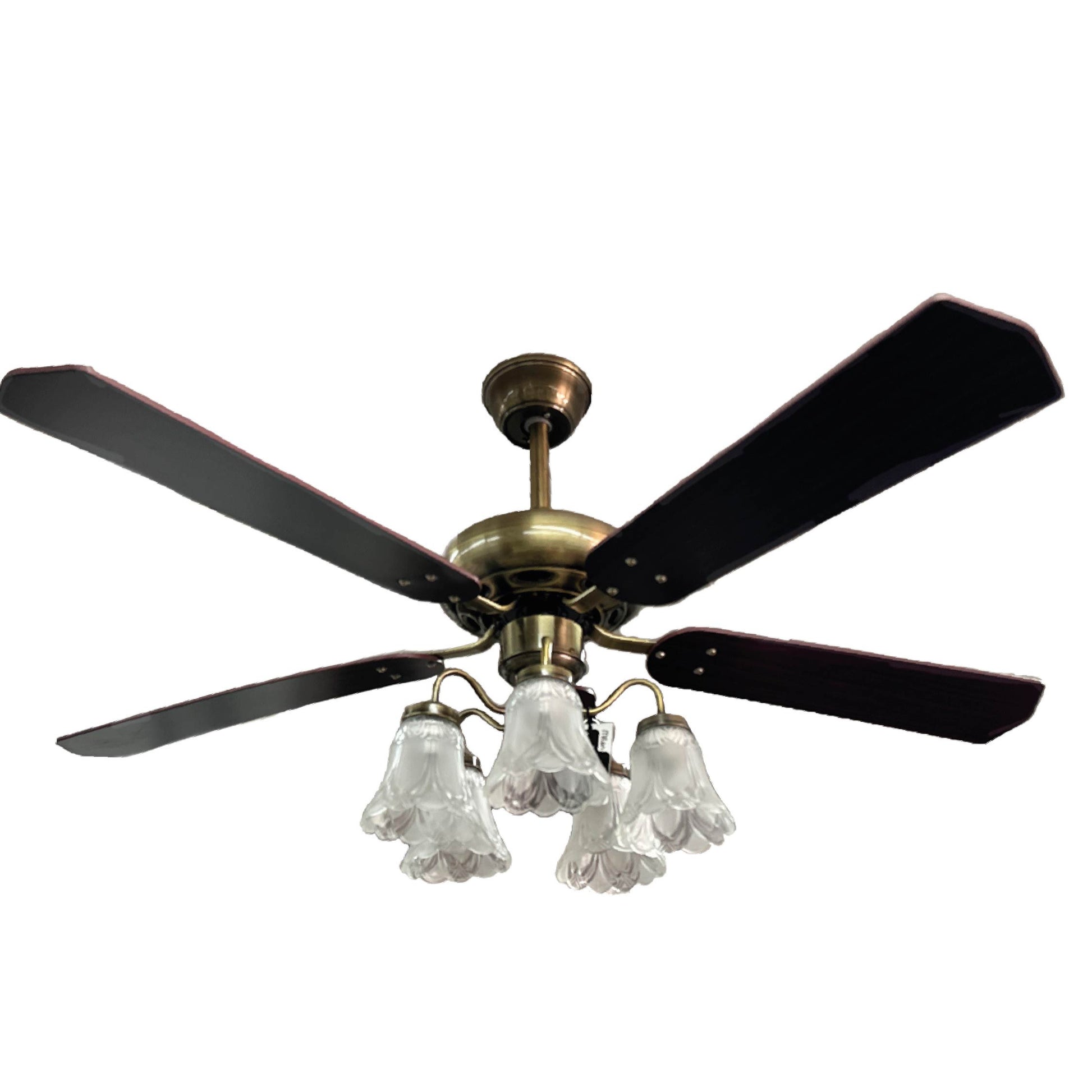 Ventilador de techo decorativo con control remoto y lamparas clásicas AC8629/5-1