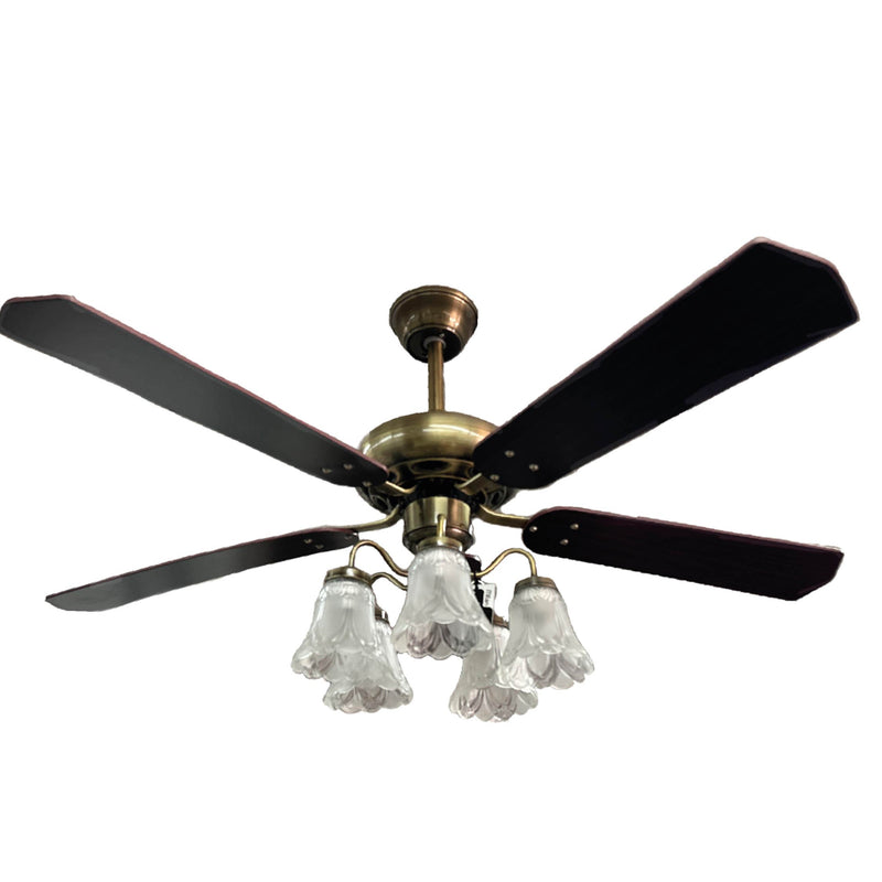 Ventilador de techo decorativo con control remoto y lamparas clásicas AC8629/5-1