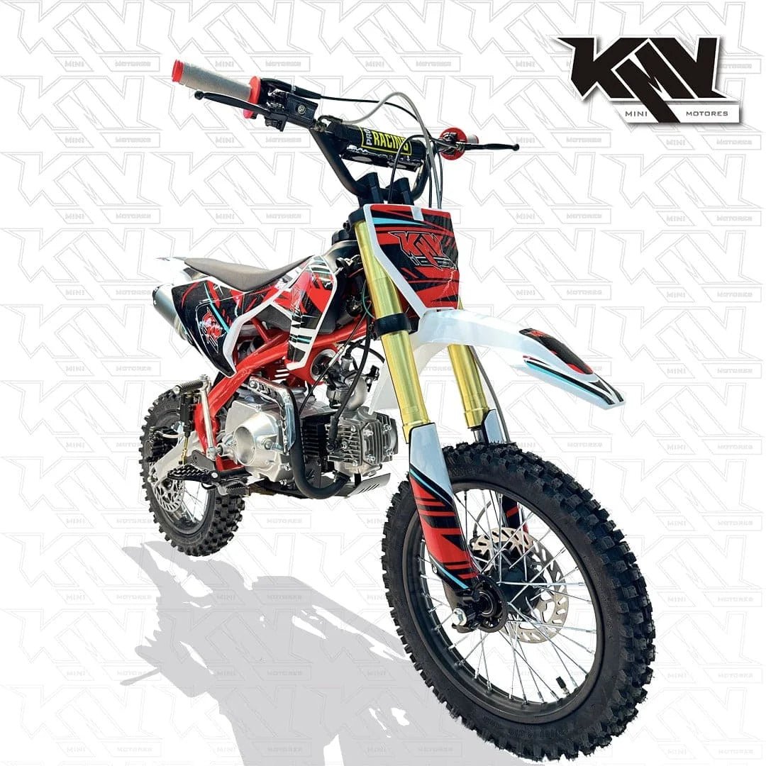 Moto cross a gasolina 4T 110 CC con cambios-1
