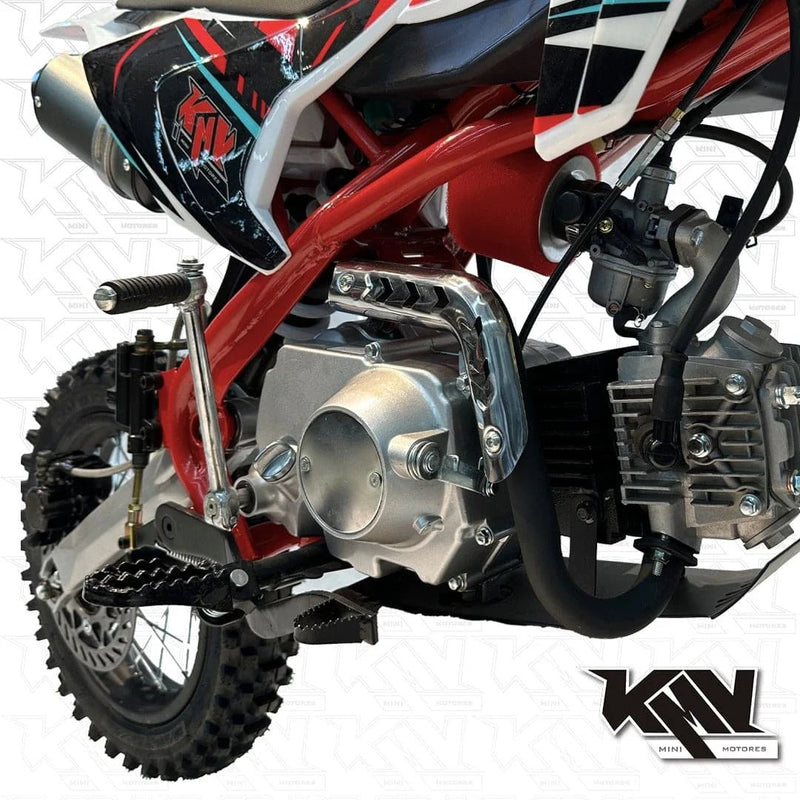 Moto cross a gasolina 4T 110 CC con cambios-2