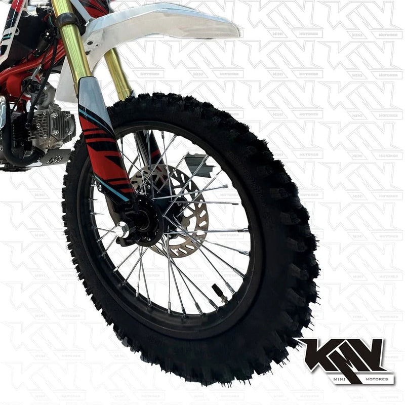 Moto cross a gasolina 4T 110 CC con cambios-3